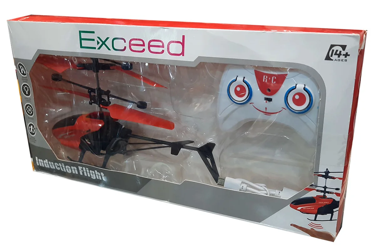 خرید اسباب بازی «هلی کوپتر کنترلی»  Helicopter with Radio Remote Control and Hand Sensor 1802R