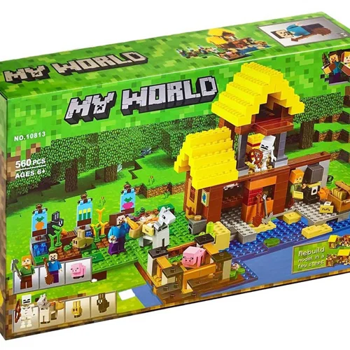 لگو ماینکرافت مزرعه کنار رودخانه با فیگورهای محبوب 10813