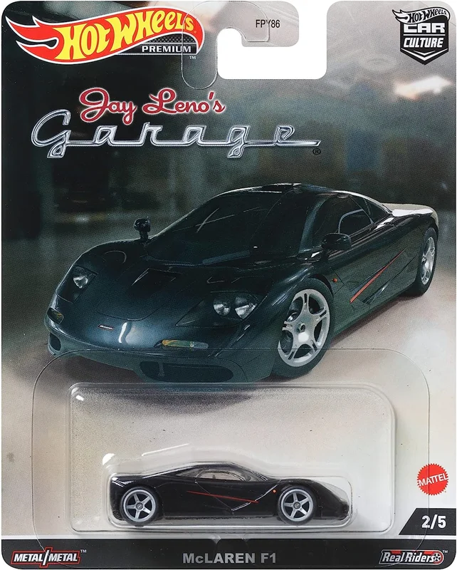خرید ماشین فلزی ماکت فلزی هات ویلز کار کالچر «مک لرن F1» ماشین فلزی Hot Wheels Car Culture Jay Leno’s Garage Mclaren F1 2/5 HCK08