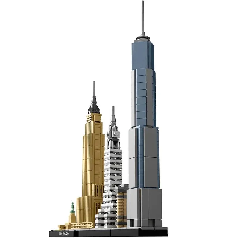 ساختمانهای Flatiron و Empire State در مدل LEGO 21028 نزدیک