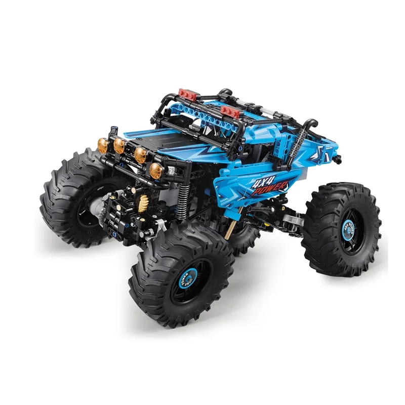 خرید لگو کادا «ماشین کنترلی هیولا اتومبیل RC 4x4 آفرود» CaDa Blocks Monster Truck with Remote Control 4x4 Off-Road C61008W