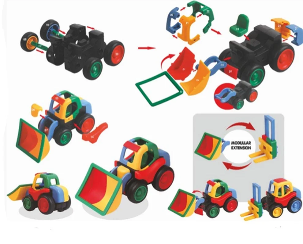 خرید بازی فکری ساختنی دوبی بازی «لگو لودر» Itoy DoBe Loader Lego F-10