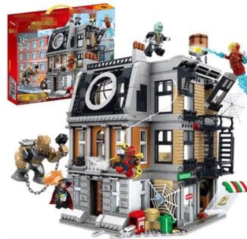 خرید لگو ساختنی مارول «خانه دکتر استرنج» Building Blocks Marvel Super Hero Toy Dr Strange Sanctum Sanctorum House lego 4046