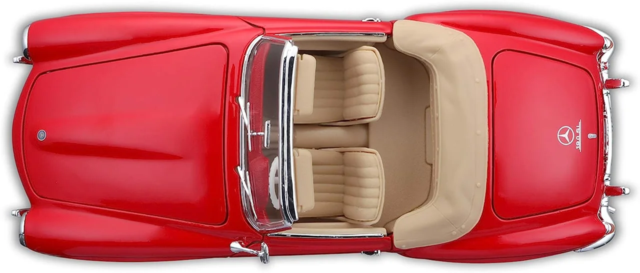 خرید ماشین فلزی مایستو «مرسدس 190SL کابریو» ماشین فلزی Maisto Mercedes 190SL Cabrio 55  31824