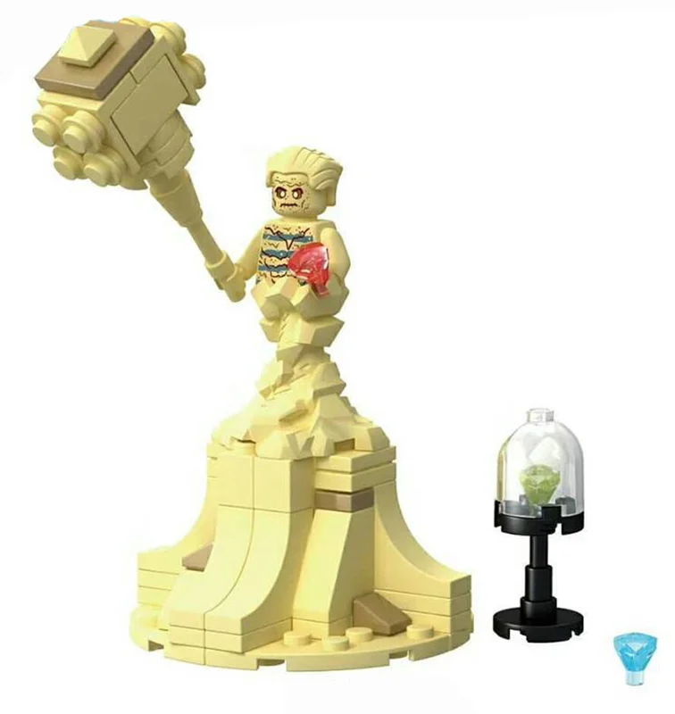 خرید آدمک لگویی فله مینی فیگور لگویی «سند من: مرد شنی» Kopf Pogo Marvel Series Minifigures Sandman KF702