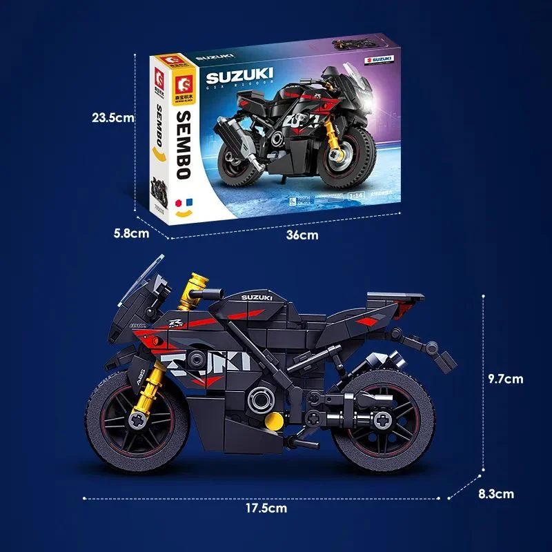 خرید لگو سمبو بلاک «موتور سوزوکی» Lego Sembo Block Suzuki GSX R1000R 705030