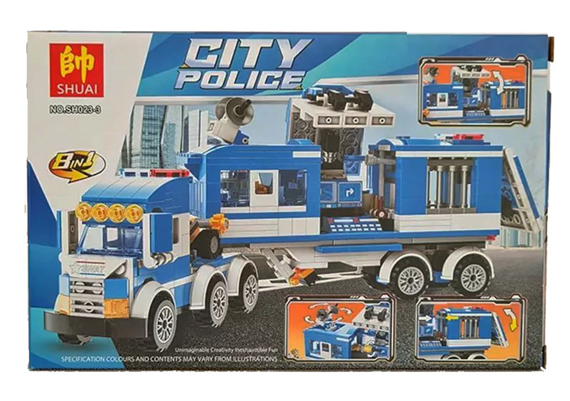 لگو پلیس شهر آزمایشگاه Police Lab SH023-7