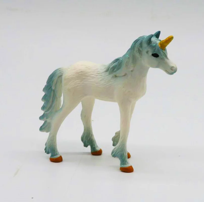 خرید فیگور حیوان فانتزی فیگور «اسب پونی شاخ دار» فیگور مدل واقعی حیوانات، مجسمه حیوان، مدل شبیه سازی شده حیوان Horned Pony Simulation Model Wild Animals figure
