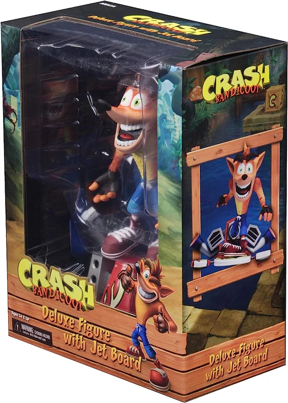 خرید فیگور نکا «کراش باندیکوت با جت بورد» Neca Crash Bandicoot Deluxe Crash with Jet Board