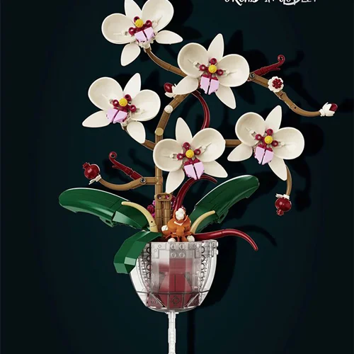 لگو گل ارکیده در جام 3012 Orchid in Goblet