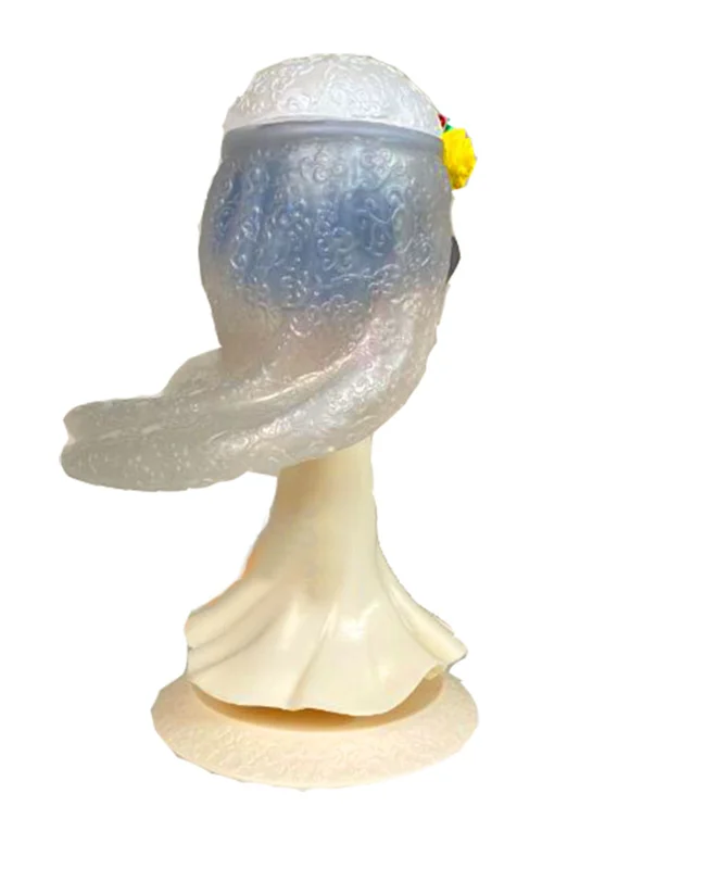 نمای پشت سفید برفی رویایی