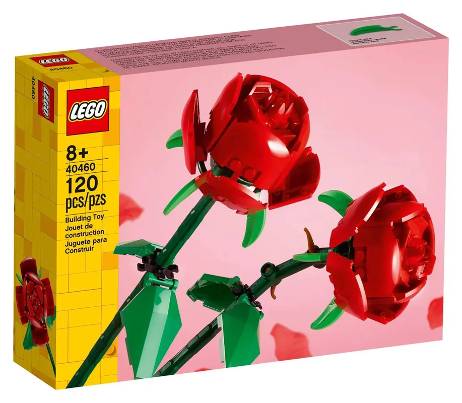 LEGO Roses 40460 - مجموعه ساختنی گلهای رز با جزئیات دقیق و طراحی زیبا