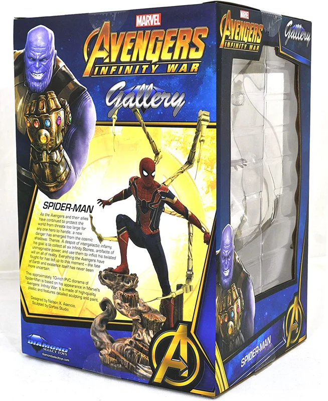 خرید فیگور دیاموند سلکت «اسپایدرمن اونجرز» DIAMOND SELECT TOYS Marvel Gallery: Avengers Infinity War Movie Spiderman Figure