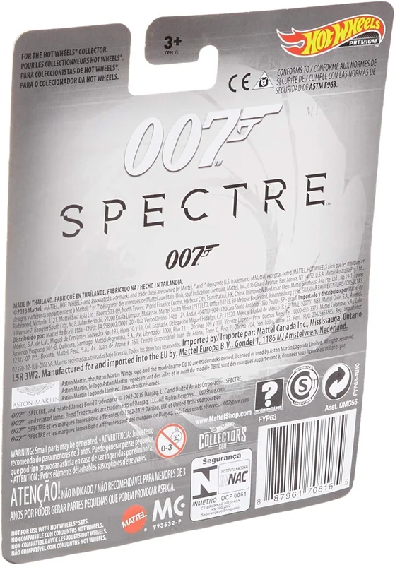 خرید ماشین فلزی ماکت فلزی هات ویلز «استون مارتین DB10» ماشین فلزی Hot Wheels Premium 007 Spectre Aston Martin DB10  FYP63