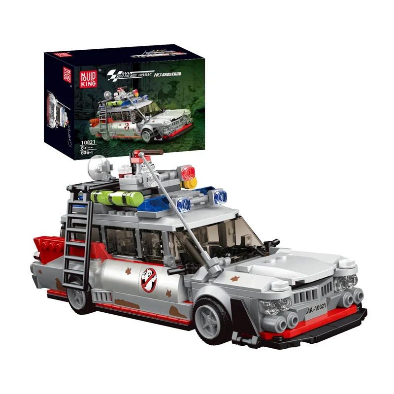 تصویر جعبه لگو و لگوی ساخته شد MOULD KING Ghostbus 10021