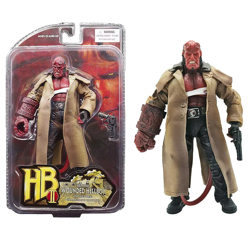 خرید فیگور مزکو «هلبوی: پسر جهنمی زخمی» Mezco Hellboy Wounded Hellboy Ver HB Series II Figure