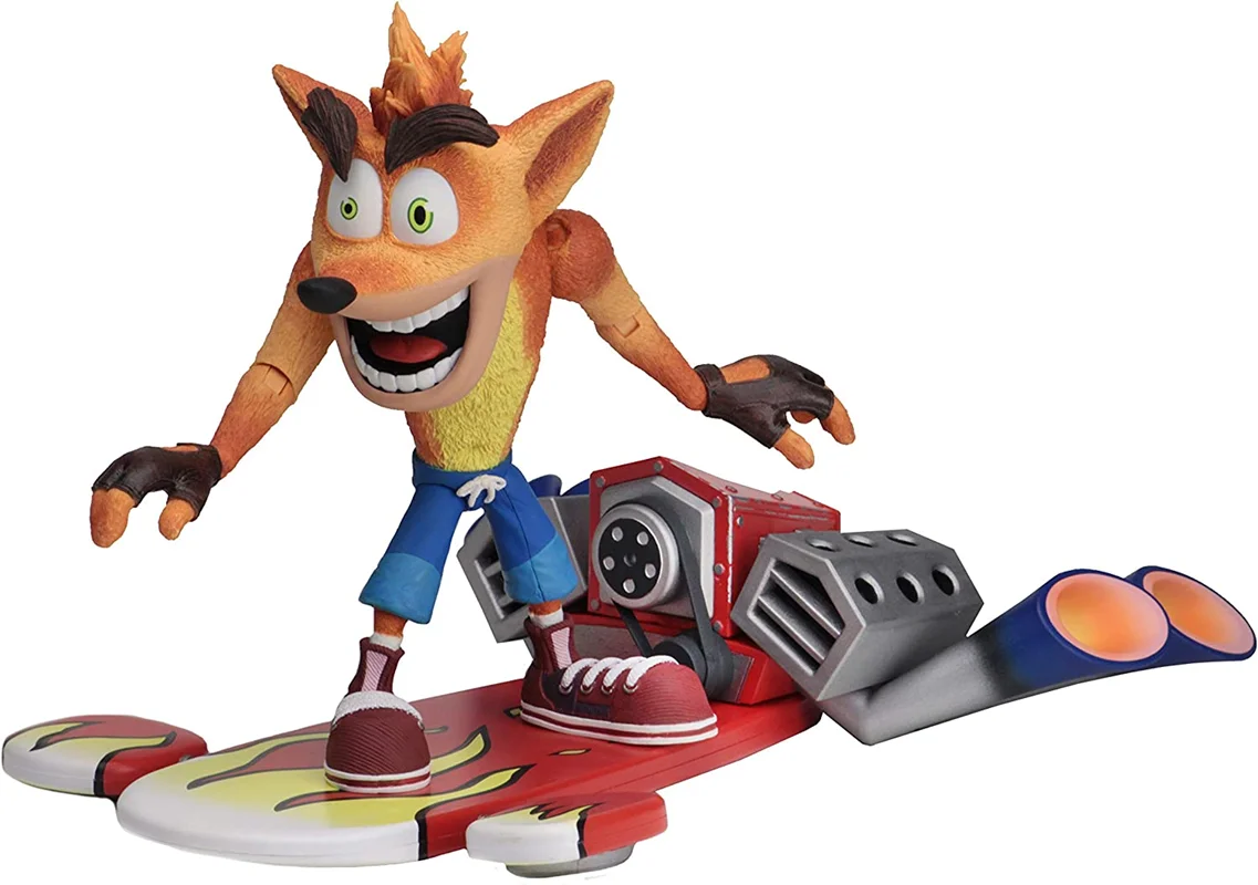 خرید فیگور نکا «کراش باندیکوت با جت بورد» Neca Crash Bandicoot Deluxe Crash with Jet Board