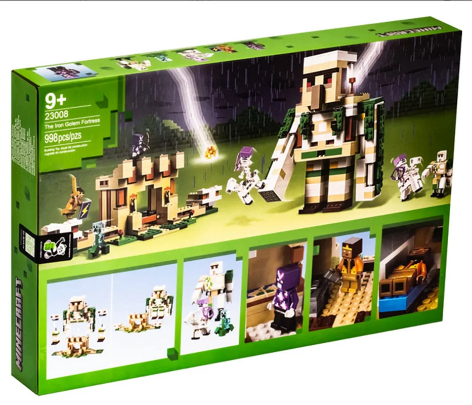 تصویر اصلی لگو Minecraft The Iron Golem Fortress 23008