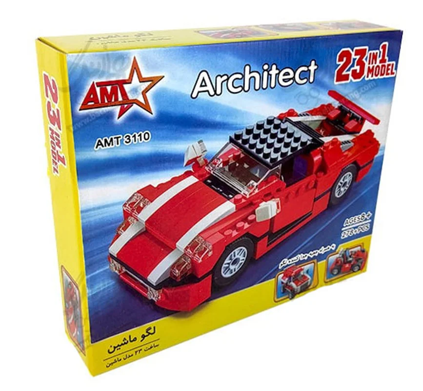 خرید لگو آواتویز «ماشین مسابقه 23 مدل» Avatoys Bricks Car Lego Amt3110