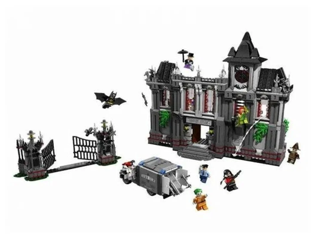 خرید لگو جی سی «فرار جوکر از بیمارستان آرکام» Building Blocks JiSi Super Heroes Arkham Asylum Escape lego 7124