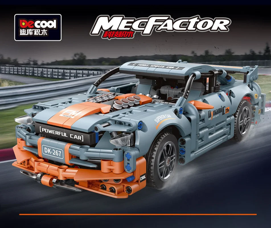 خرید لگو دکول مک فاکتور «فورد موستانگ» لگو  Decool Bricks Blocks MecFactor Ford Mustang 33013