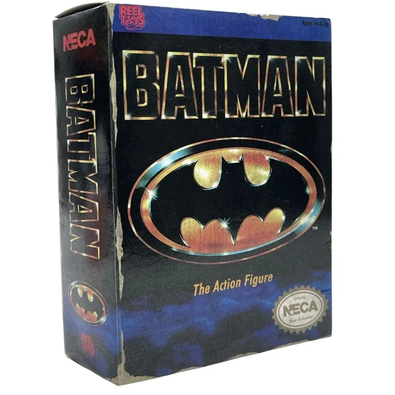 نمای روبرو بستهبندی فیگور بتمن 1989 - Batman 1989 Michael Keaton packaging box