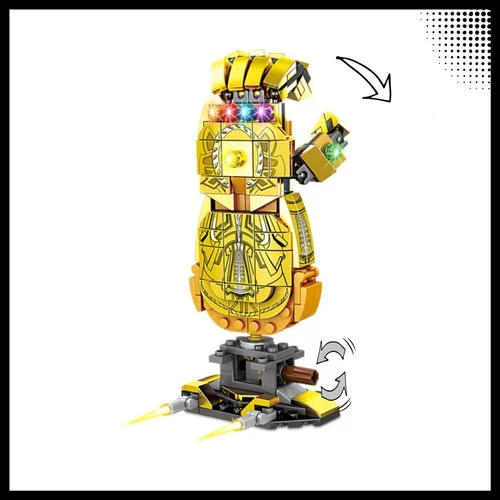 لگو «ست 8 تایی اونجرز در فضا و دستکش تانوس»