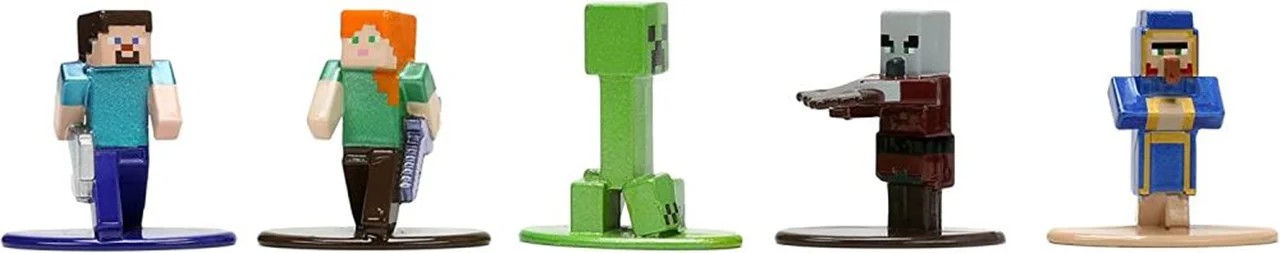 خرید نانو متال فیگور جادا «ماینکرفت غارها و صخره ها بسته 18 تایی سری 8» Jada Minecraft Caves & Cliffs Die-cast Nano Metalfigs 18-Pack Figure series 8 33694