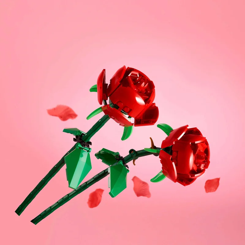 LEGO Roses 40460 - مجموعه ساختنی گلهای رز با جزئیات دقیق و طراحی زیبا