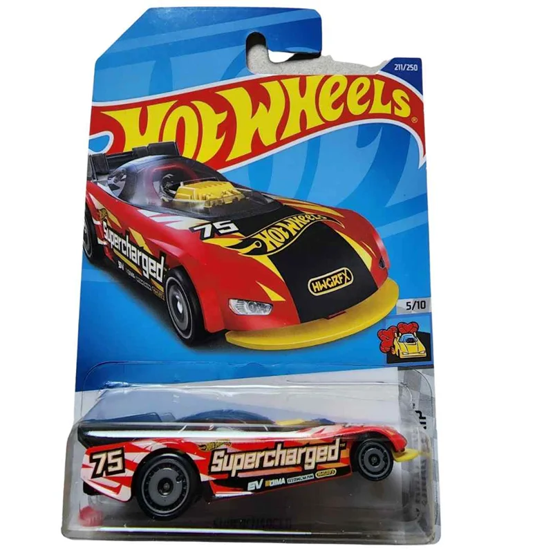 خرید ماشین فلزی ماکت فلزی هات ویلز «سوپر شارژد» ماشین فلزی Hot Wheels Supercharged HW Drag Strip 5/10  211/250