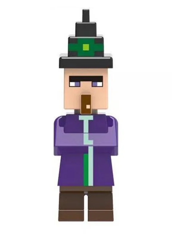 مینی فیگور لگو جادوگر ماینکرفت از نمای روبرو Minecraft Witch