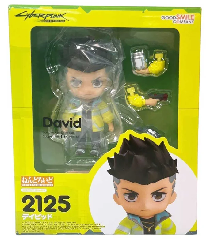 جعبه اکشن فیگور دیوید مارتینز سریال سایبرپانک