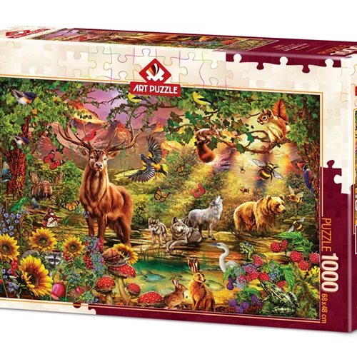 آرت پازل 1000 تکه «جنگل طلسم شده» 5176