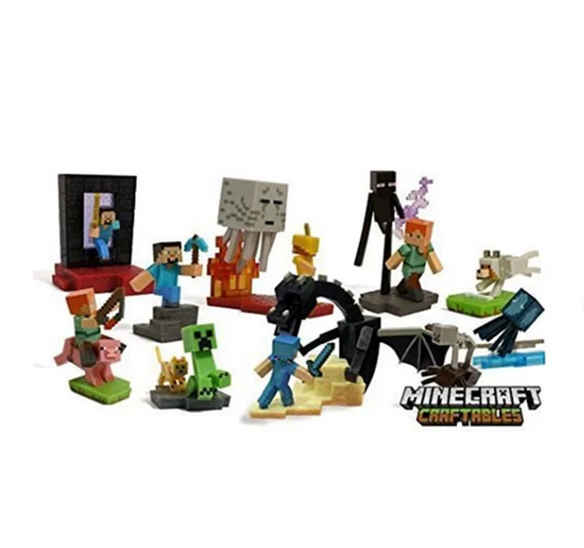 خرید فیگور «ست 10 تایی ماینکرفت» Minecraft model figure, set of 10