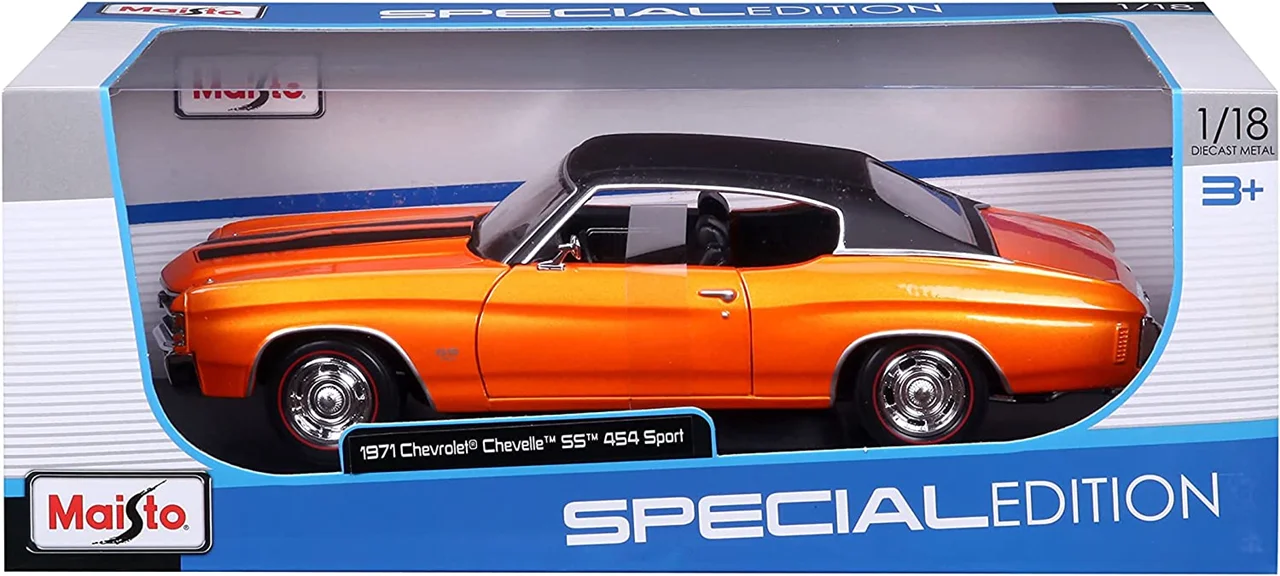 خرید ماشین فلزی مایستو «شورولت شِوِل 1971 SS» ماشین فلزی Maisto 1971 Chevrolet Chevelle Ss 31890