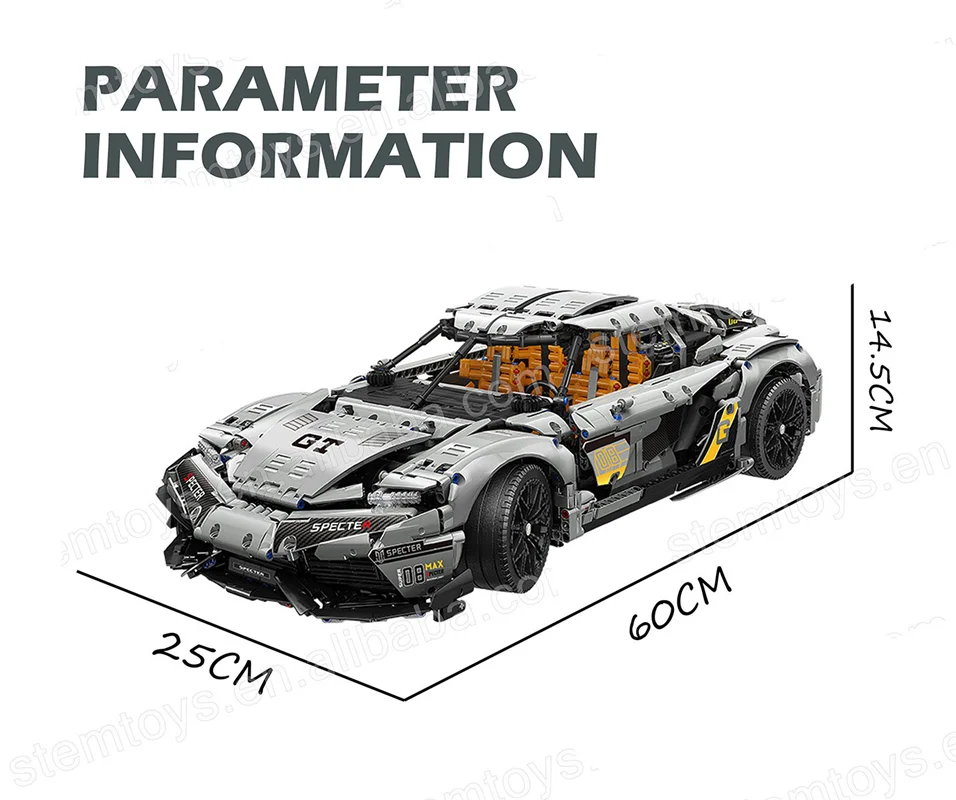 لگو ماشین، لگو سوپر اسپورت، خرید لگو مویو «ماشین کنترلی سوپر اسپورت کونیگزگ» Moyu Block Bricks Koenigsegg Sports Car MY88012