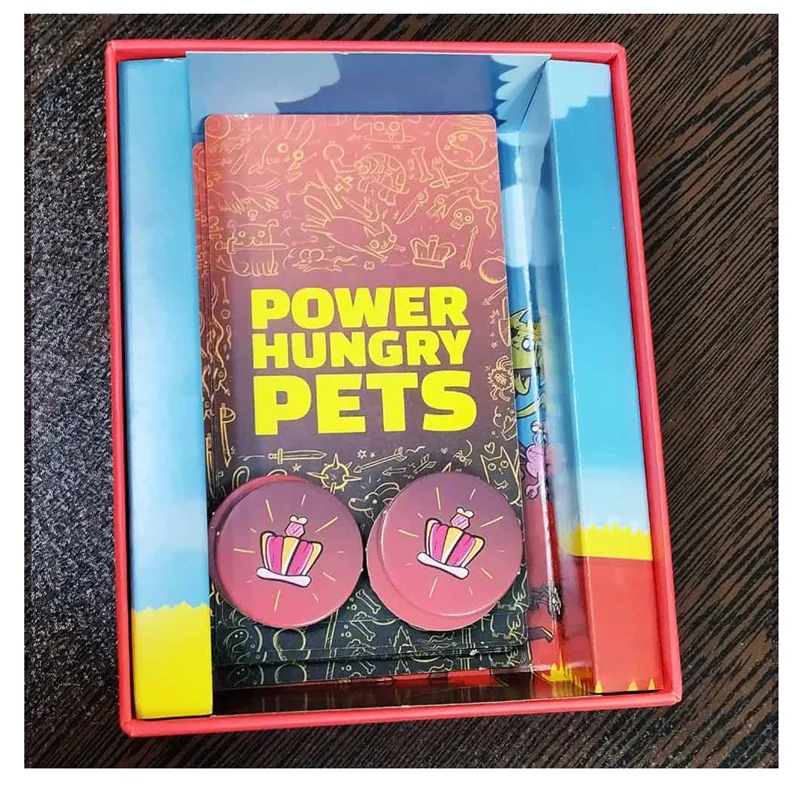 جعبه بازشده بازی حیوانات قدرتطلب