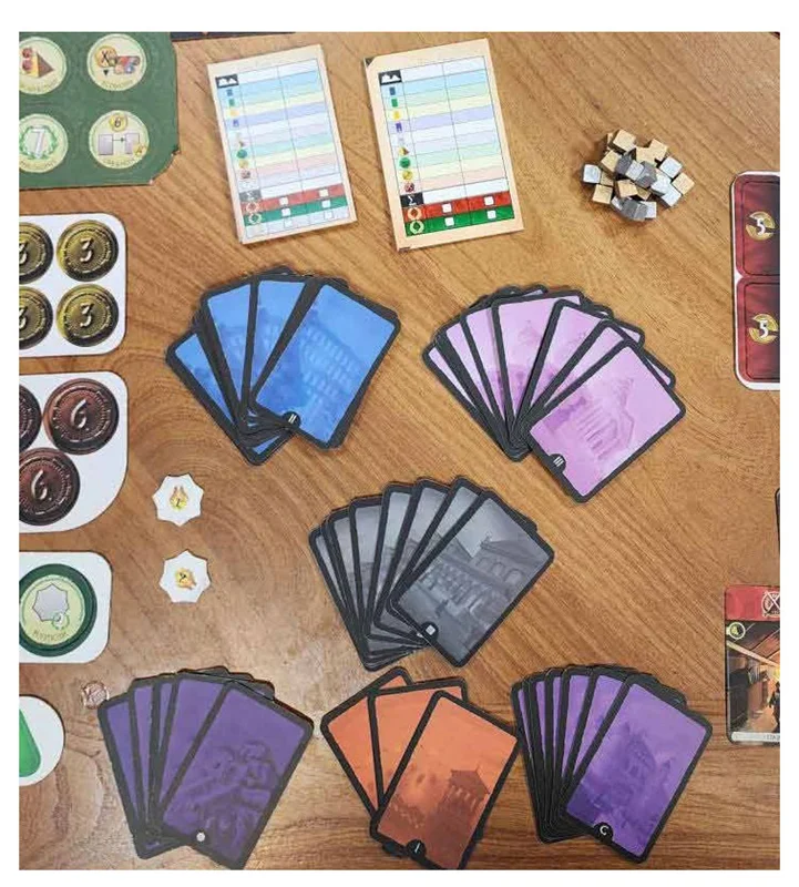 توکنها و نشانهای علمی بازی دو نفره 7 Wonders Duel