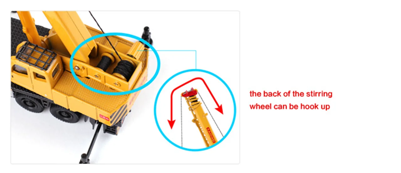 خرید ماکت فلزی ماشین فلزی کایدویی «مگا کرین: جرثقیل مگا» KWD Kaidiwei die cast model Truck Mega Crane 625011