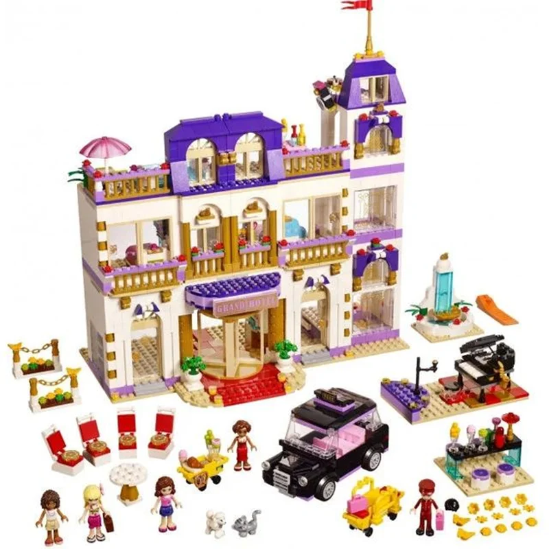 خرید لگو فرندز «هتل بزرگ هارتلیک»  Building Blocks Friends Heartlake Grand Hotel lego 10547