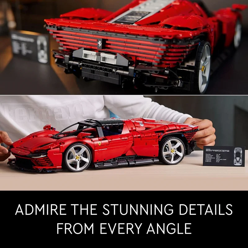 خرید لگو تکنیک «لگو «فراری دیتونا SP3» لگو  Technic Lego Building Blocks Ferrari Daytona SP3 7903