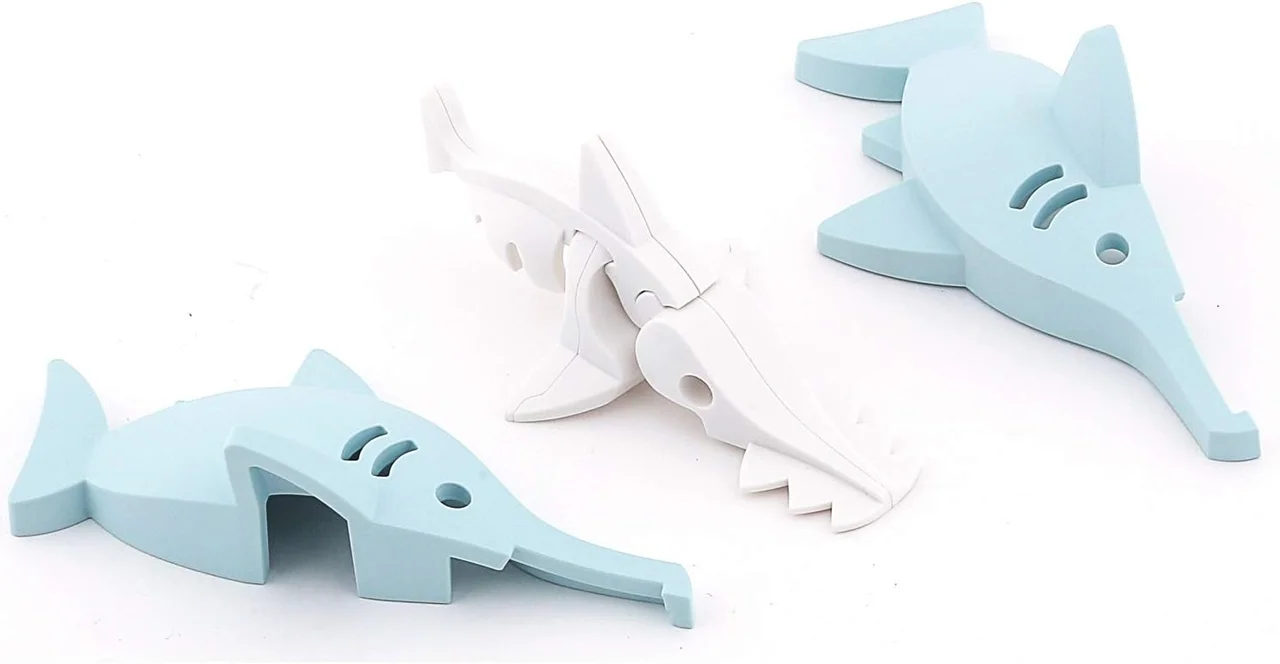 خرید بازی فکری ساختنی دایناسور 3 بعدی مغناطیسی «ساو شارک» Halftoys 3D Bone Puzzle Magnet Play Ocean friends Saw Shark HOS001