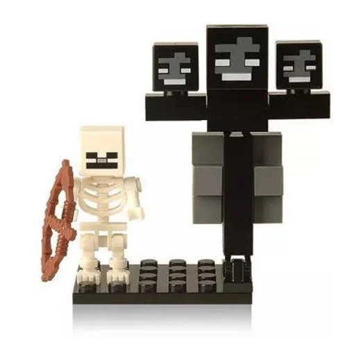 مینی فیگور لگو ماینکرفت ویدر و اسکلتون Wither and Skeleton