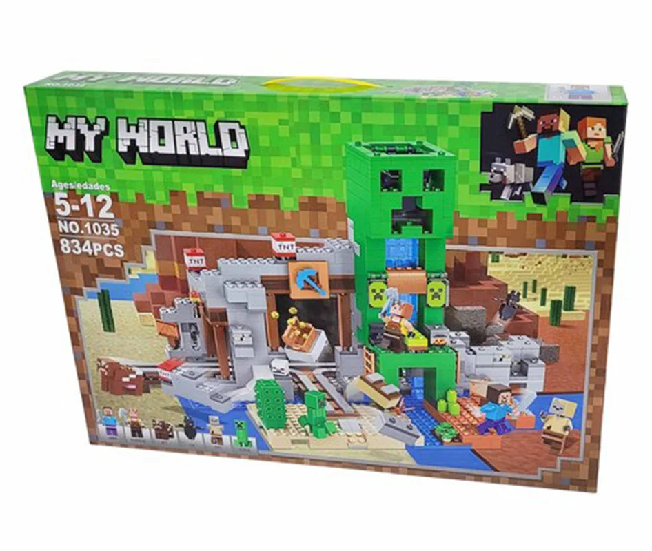 خرید لگو مای ورلد «ماینکرافت»  My World Bricks Blocks My Craft 1035