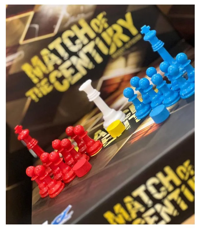 6️⃣ مهرههای بازی مسابقه قرن – پیادهها، وزیر و شاه