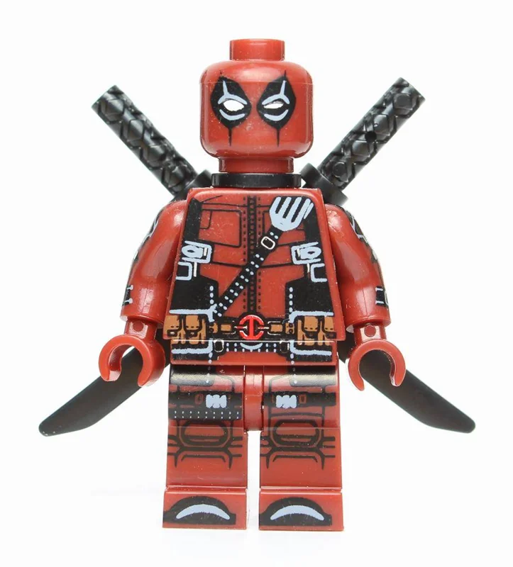 MiniFigure لگو ددپول با شمشیر و تفنگ