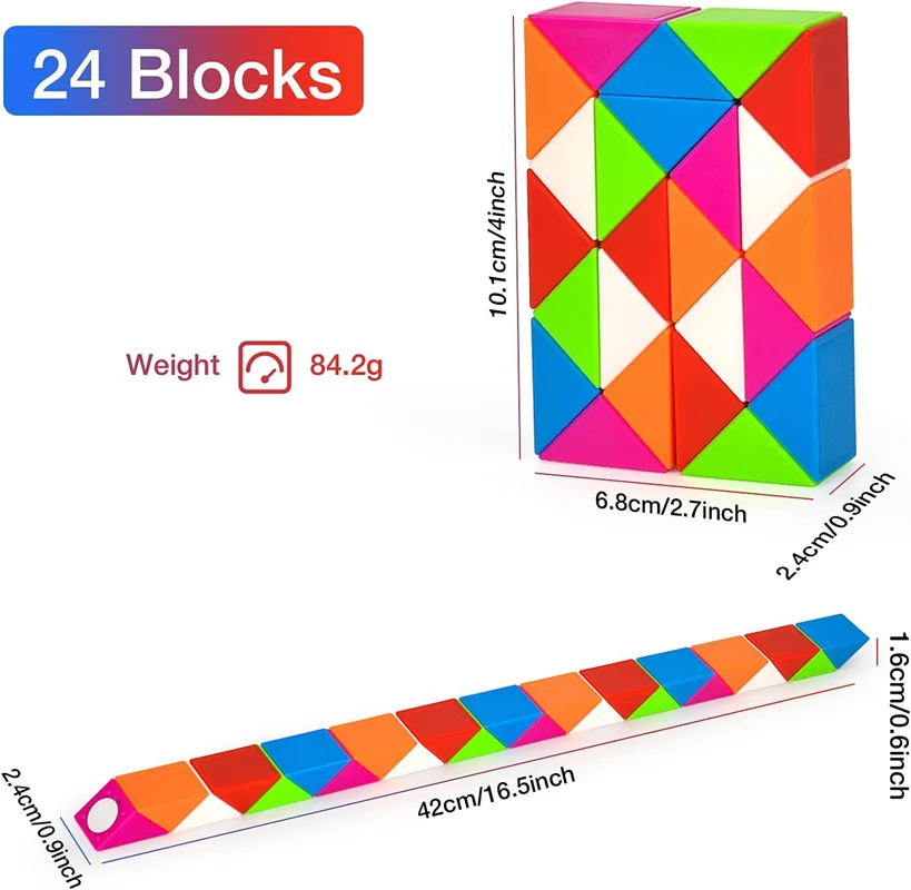 ابعاد روبیک ماری 24 قطعه