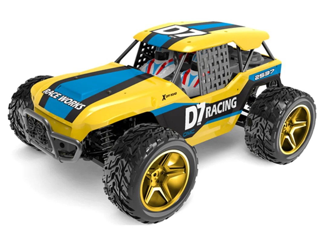 نمای نزدیک از ماشین کنترلی آفرود راک کراولر Rock Crawler D7
