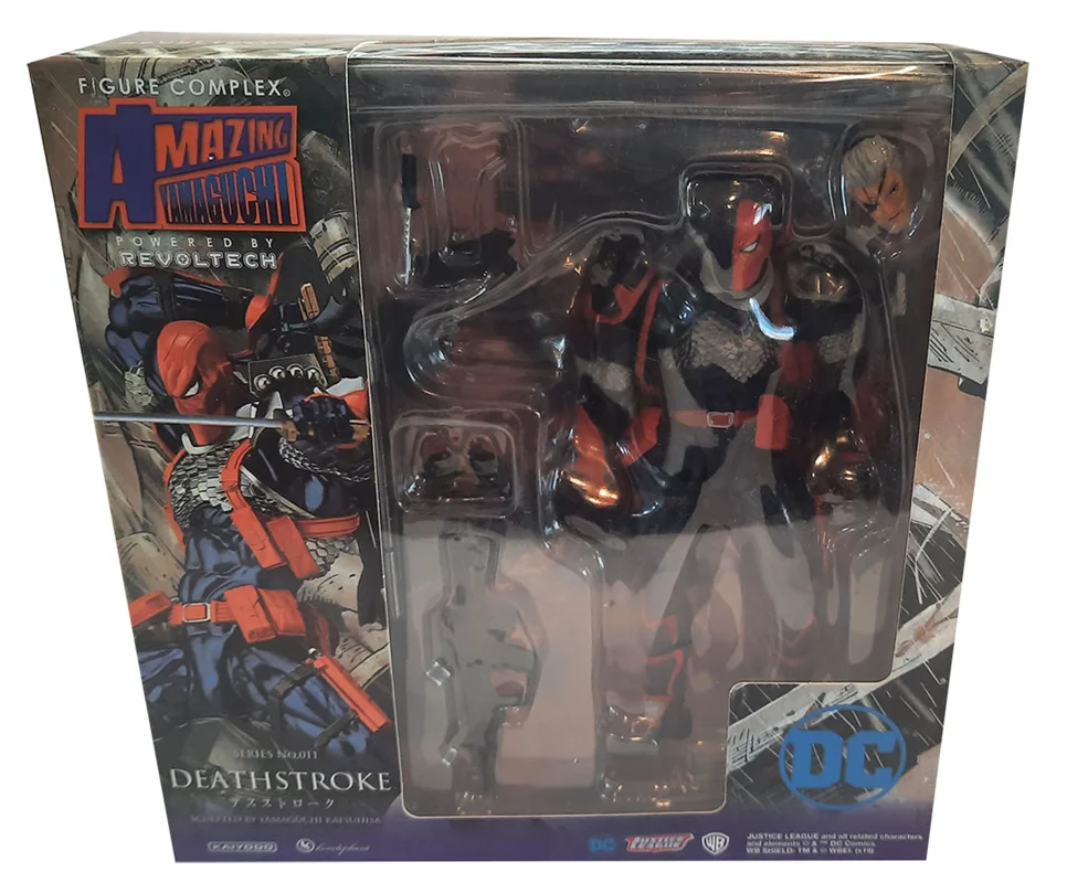 خرید عروسک دث استروک، دث استروک عدالت، تندیس دث استروک، فیگور دث استروک، دث استروک با تجهیزات، دث استروک با مسلسل، فیگور «دث استروک، یاماگوچی» Kayiodo Complex Amazing Yamaguchi deathstrock Justice Leage Figure No.011