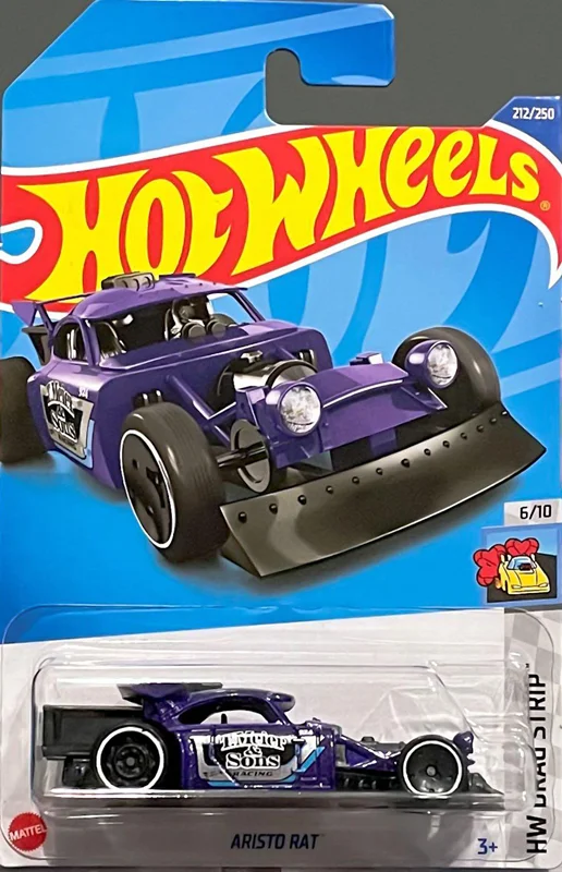 خرید ماشین فلزی ماکت فلزی هات ویلز «آریستو رَت» ماشین فلزی Hot Wheels Aristo Rat HW drug Strip 6/10  212/250